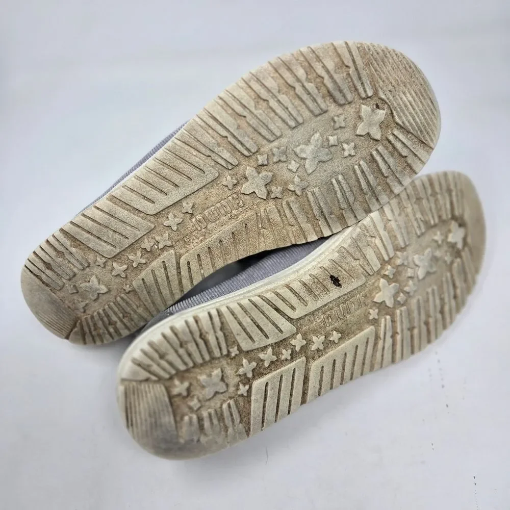 HEY DUDE Wendy‎ Corduroy Gray Slip On Loafers Shoes Women’s Size 9 Lined